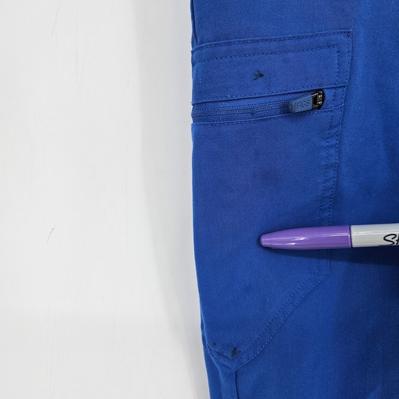 FIGS Pants Womens‎ Medium Zamora Jogger Blue Technical Scrub Medical Uniform - Picture 4 of 10